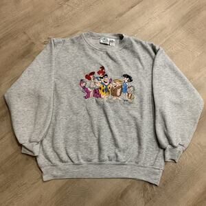 Vintage 90s Flintstones Sweatshirt Mens Large Cartoon Blitz Studios Crewneck